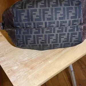 Fendi Brown and Black Satchel